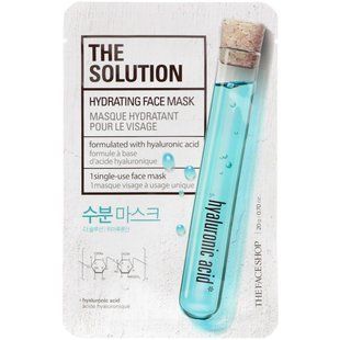 Solution, moisturizing face mask, The Face Shop, 1 disposable face mask.