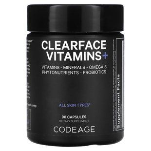 Codeage, Clearface Vitamins+, 90 Capsules купить в Киеве и Украине