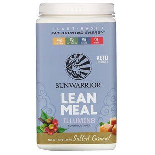 Пісна їжа, солона карамель, Illumin8 Lean Meal, Salted Caramel, Sunwarrior, 720 г