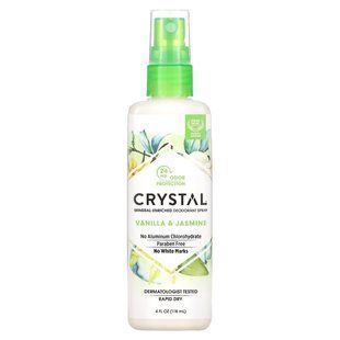 Минеральный дезодорант спрей, ванильный жасмин, Mineral Deodorant Spray, Vanilla Jasmine, Crystal Body Deodorant, 118 мл купить в Киеве и Украине