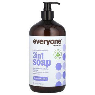 Пена шампунь гель для душа 3 в 1 лаванда и алое EO Products (Everyone Soap for Every Body) 3 в 1 946 мл купить в Киеве и Украине