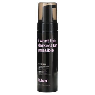 b.tan, I Want The Darkest Tan Possible, 1 Hour Self Tan Mousse, Darkest Possible, 6.7 fl oz (200 ml) купить в Киеве и Украине