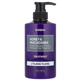 Kundal, Honey & Macadamia, Treatment, Ylang Ylang, 16.9 fl oz (500 ml)