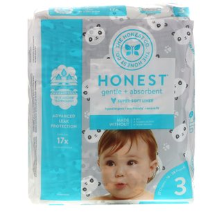 Подгузники, Honest Diapers, Размер 3, 16-28 фунтов, панды, The Honest Company, 27 подгузников купить в Киеве и Украине