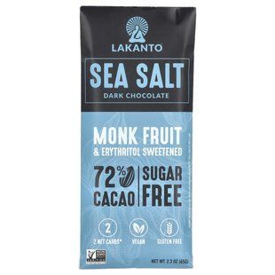 Lakanto, Sea Salt Dark Chocolate, 2.3 oz (65 g) купить в Киеве и Украине