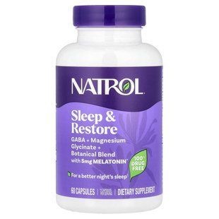 Natrol, Sleep & Restore, 60 Capsules купить в Киеве и Украине