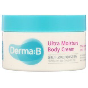 Ультразволожуючий крем для тіла, Derma: B, 200 мл