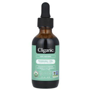 Cliganic, 100% чистое и натуральное масло, таману, 2 жидких унции (60 мл) купить в Киеве и Украине