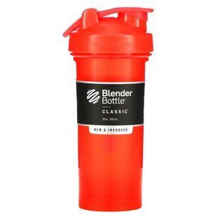 Бутылка, классическая с петелькой, красный, Blender Bottle, 828 мл купить в Киеве и Украине