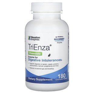 Ферменти для травлення Houston Enzymes 180 жувальних таблеток