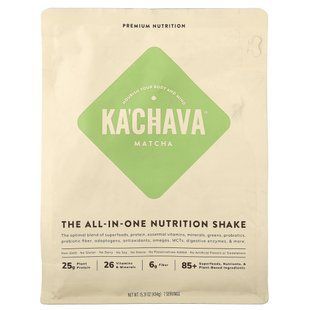 KaChava, универсальный питательный коктейль, матча, 434 г (15,31 унции) купить в Киеве и Украине