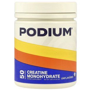 Podium Nutrition, моногидрат креатина, без добавок, 265 г (9,35 унции) купить в Киеве и Украине