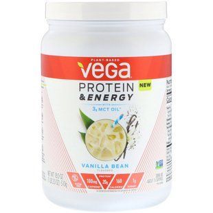Protein and energy with 3 g of MCT oil, vanilla bean, Vega, 510 g