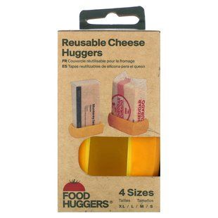 Food Huggers, Reusable Cheese Huggers, 4 Count купить в Киеве и Украине