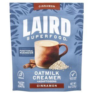 Laird Superfood, Oatmilk Creamer + Adaptogens, Cinnamon , 8 oz (227 g) купить в Киеве и Украине