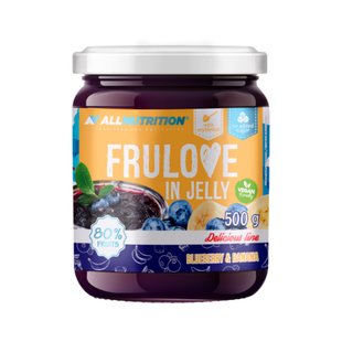 Желе со вкусом черники и банана Allnutrition (Frulove in Jelly) 500 г купить в Киеве и Украине