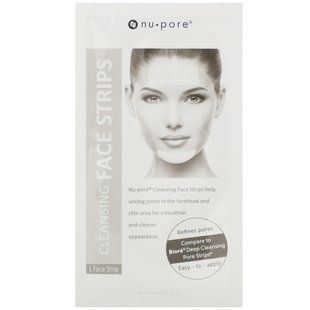 Cleansing Strips for Face, Nu-Pore, 3 Strips