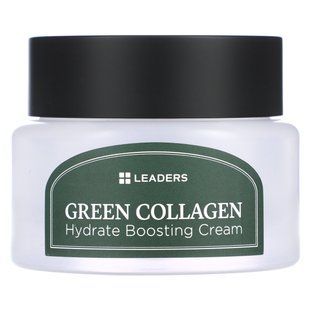 Leaders, Green Collagen Hydrate Boosting Cream, 1.69 fl oz (50 ml) купить в Киеве и Украине