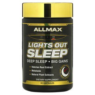 ALLMAX Nutrition Sleep Support Supplement (Lights Out Sleep) 60 Capsules