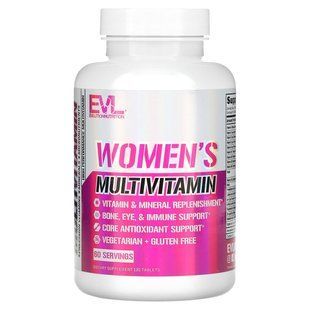 EVLution Nutrition, Женские мультивитамины, Women's Multivitamin, 120 таблеток купить в Киеве и Украине