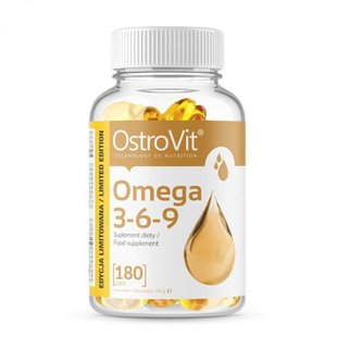 Омега 3-6-9 OstroVit (OMEGA 3-6-9) 180 капсул купить в Киеве и Украине