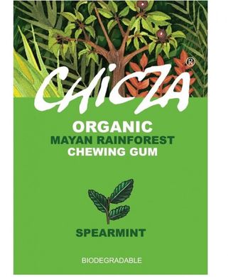Жувальна гумка солодка органічна м'ята Chicza (Organic Chewing Gum Spearmint) 30 г