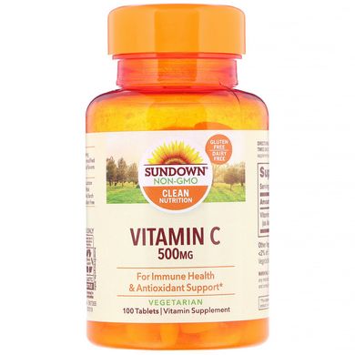 Витамин С Sundown Naturals (Vitamin C) 100 таблеток купить в Киеве и Украине