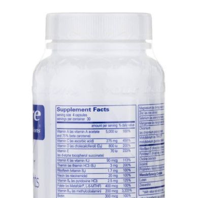 Детские мультивитамины Pure Encapsulations (Junior Nutrients) 120 капсул купить в Киеве и Украине