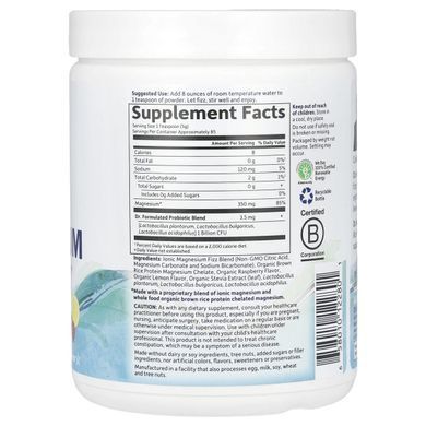 Dr Formulated, порошок магнію з цільних продуктів, малина і лимон, Garden of Life, 421,5 г
