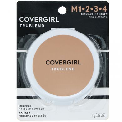 Компактная минеральная пудра, оттенок &laquo;Прозрачный медовый&raquo;, TruBlend, Covergirl, 11 г (0,39 унции) купить в Киеве и Украине