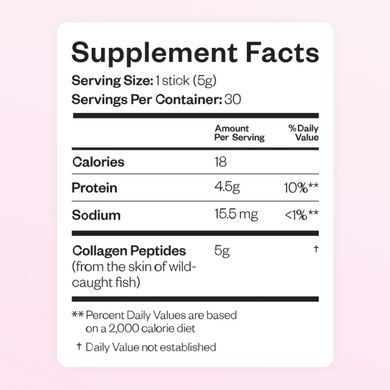 Морський колаген пептиди I типу Perla Helsa (Marine Collagen Type I Peptides) 30 стіків по 5 г