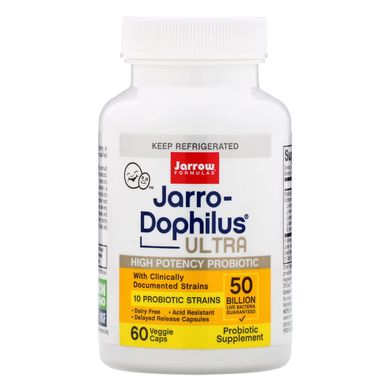 Пробиотик Jarrow Formulas (Ultra Jarro-Dophilus) 50 млрд КОЕ 60 капсул купить в Киеве и Украине