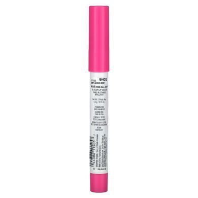 Physicians Formula, Ros&eacute; Kiss, цілий день, блискучий колір для губ, 1711505 She's a Wild Rose, 4,3 г (0,15 унції)