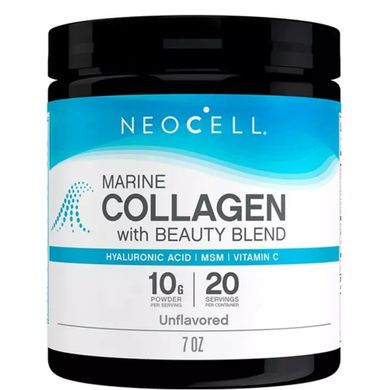 Морський колаген із косметичною сумішшю NeoCell (Marine Collagen with Beauty Blend) 198 г (7 унцій)