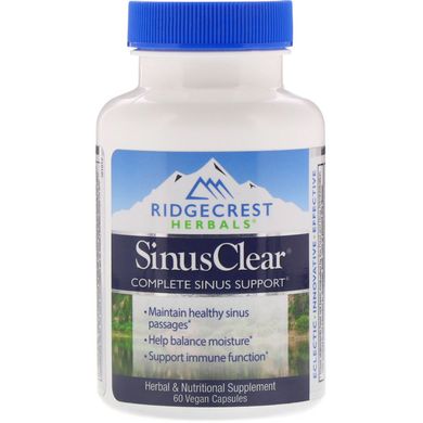 Харчова добавка RidgeCrest Herbals (Sinus Clear) 60 капсул