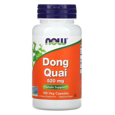 Дягель лікарський Now Foods (Dong Quai) 520 мг 100 рослинних капсул