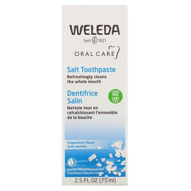 Сольова зубна паста, Weleda, 2,5 рідкої унції (75 мл)