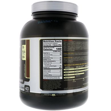 Протеїн Optimum Nutrition (Platinum Hydrowhey) 1590 г з шоколадним смаком