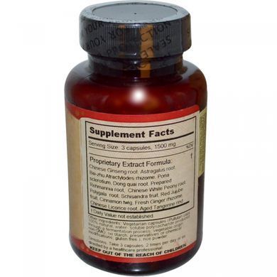 Женьшеневая питательная смесь Dragon Herbs (Ginseng Nutrition Combination ) 500 мг 100 капсул купить в Киеве и Украине