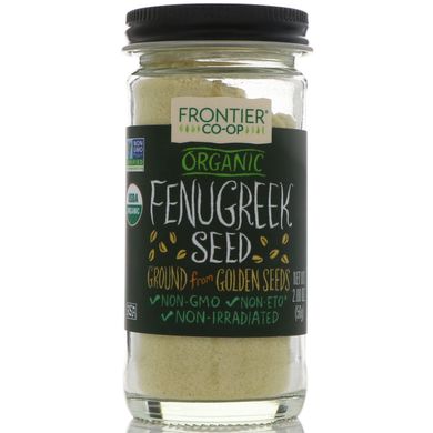 Пажитник мелені насіння органік Frontier Natural Products (Fenugreek Seed) 56 г