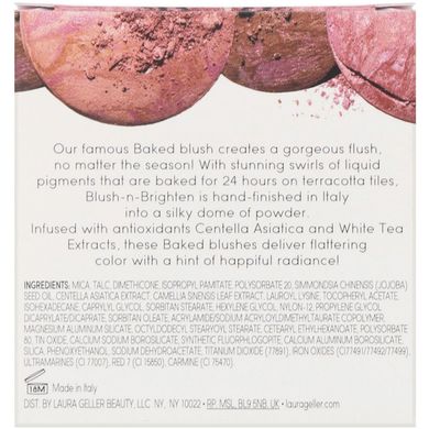 Рум'яна Baked Blush-N-Brighten, відтінок «Рожевий грейпфрут», Laura Geller, 4,5 г