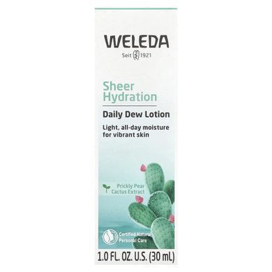 Weleda, Sheer Hydration, daily moisturizing lotion, prickly pear extract, 30 ml (1 fluid ounce)