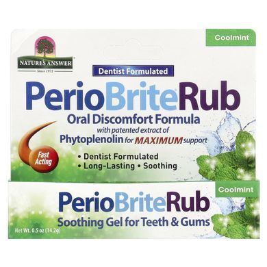 soothing gel for teeth and gums, cool mint,