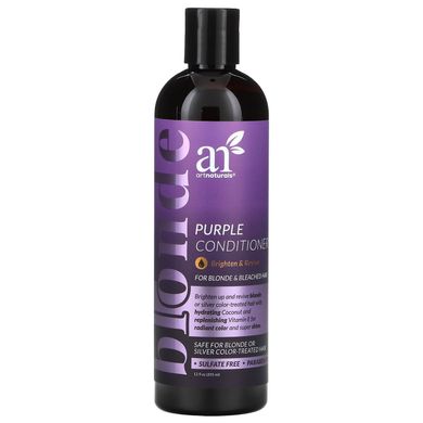 Artnaturals, Пурпурний кондиціонер, для світлого та знебарвленого волосся, 12 рідких унцій (355 мл)