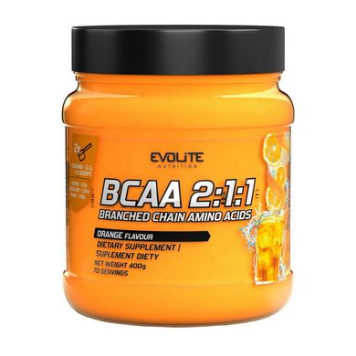 BCAA 2:1:1 Evolite Nutrition 400 g orange