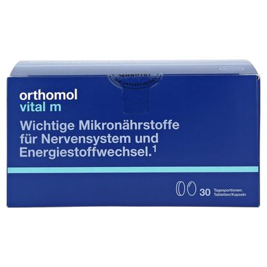 Orthomol Vital M, Ортомол Вітал М 30 днів (таблетки / капсули)