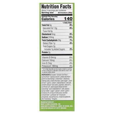 Mary's Gone Crackers, Organic Cheezee Snack Crackers, Cheese & Herb, 4 oz (113 g)