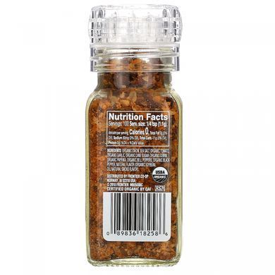 Толченая приправа для барбекю, с настраивающейся крышкой, Simply Organic, 3.88 унций (110 г) купить в Киеве и Украине