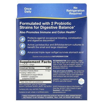 Enzymatic Therapy, Probiotic Pearl Acidophilus, 1 billion, 30 soft tablets
