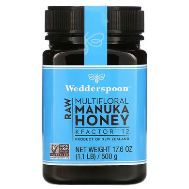 Мед Манука Wedderspoon (Raw Manuka Honey Organic) 500 м